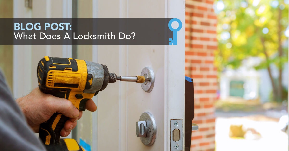 What does a locksmith do